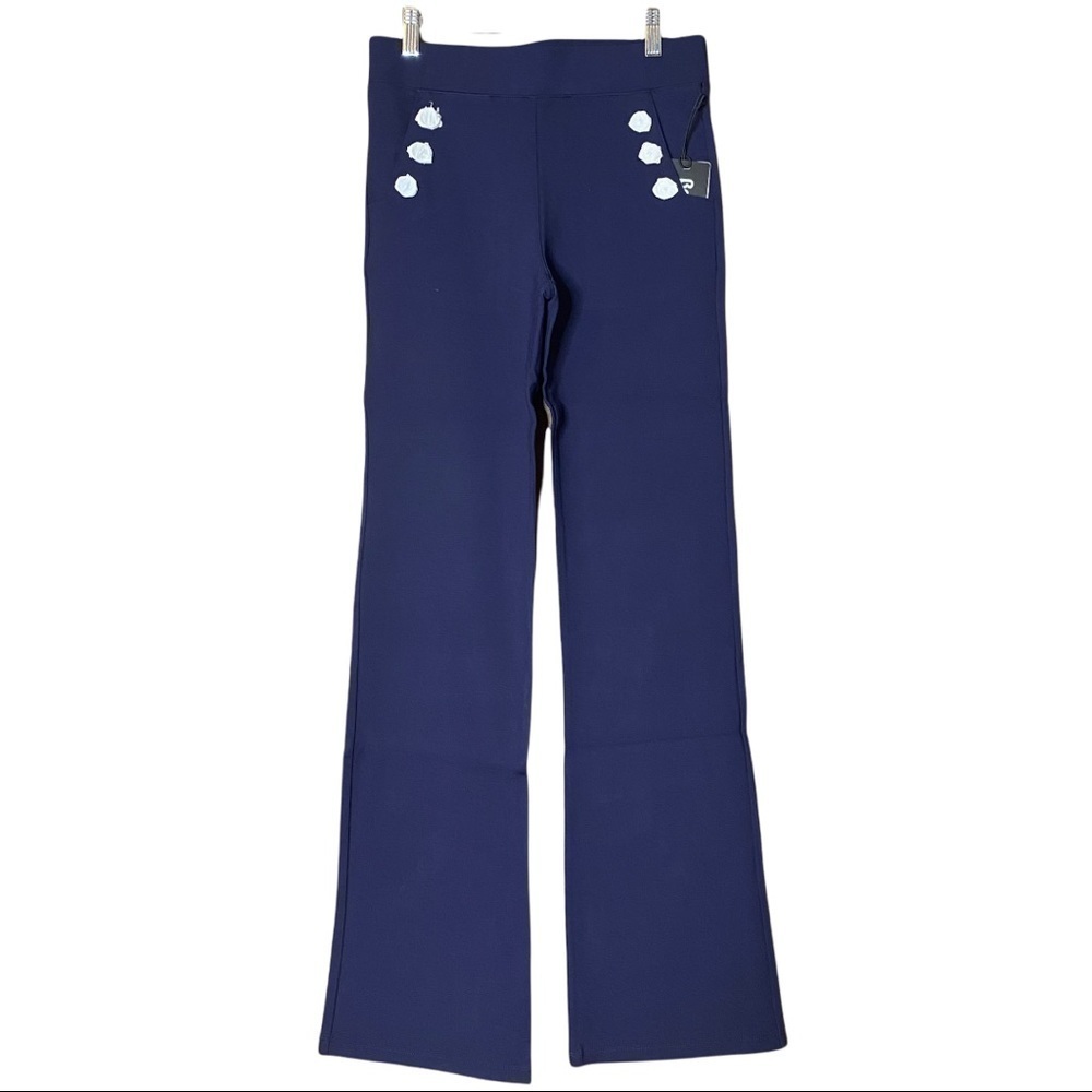 NWT Betabrand Six Button Dress Pant Yoga Pants. Size S-Long